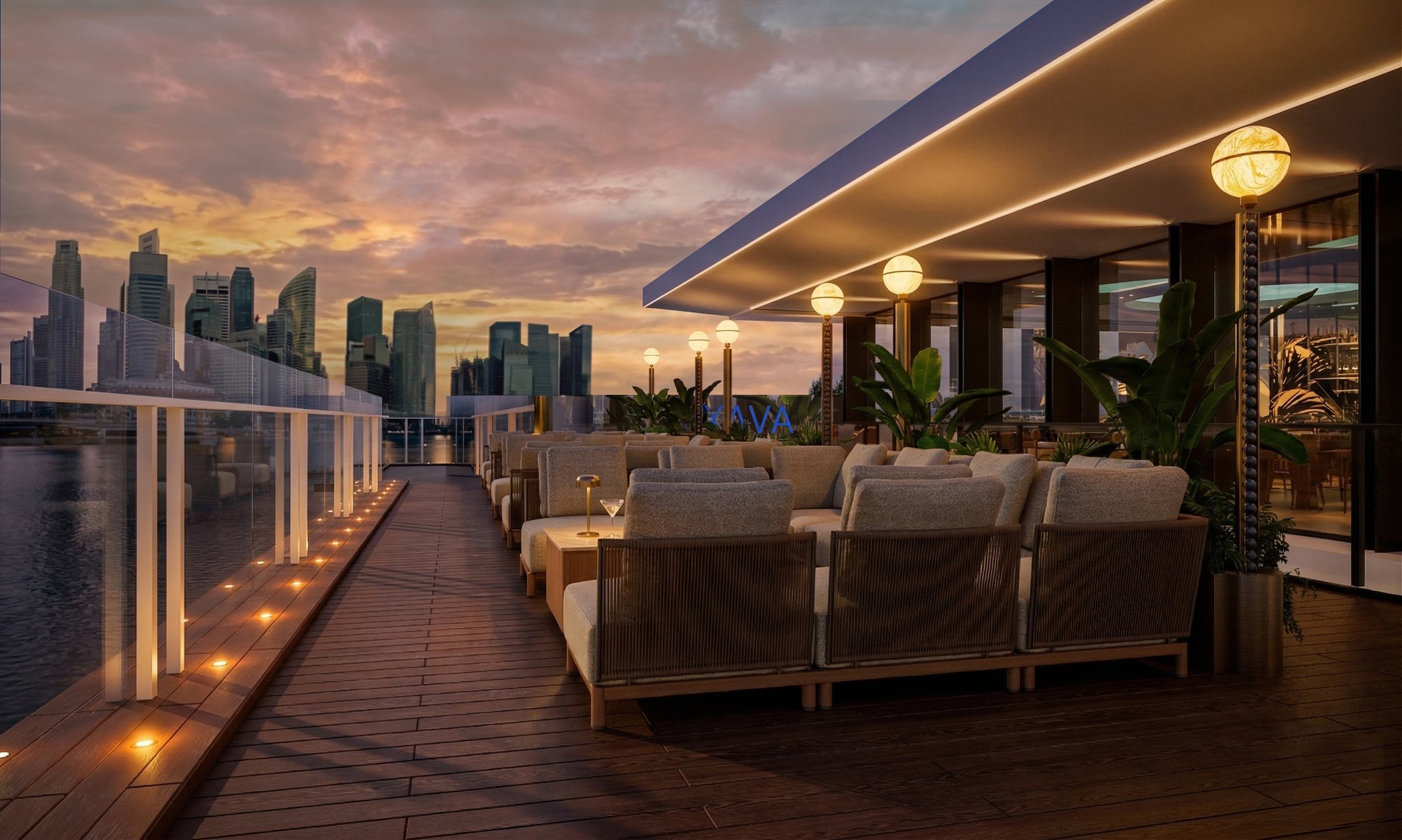 XAVA Restaurants lighting design